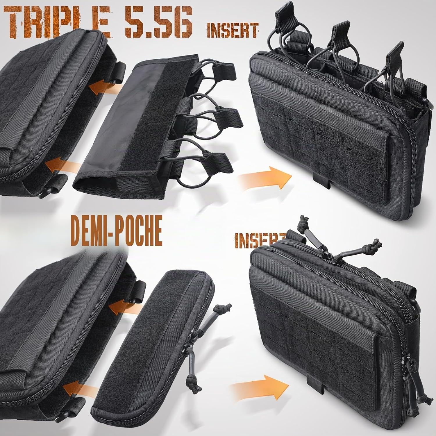 Pochette utilitaire tactique modulaire - Jusqu'à 58% de remise