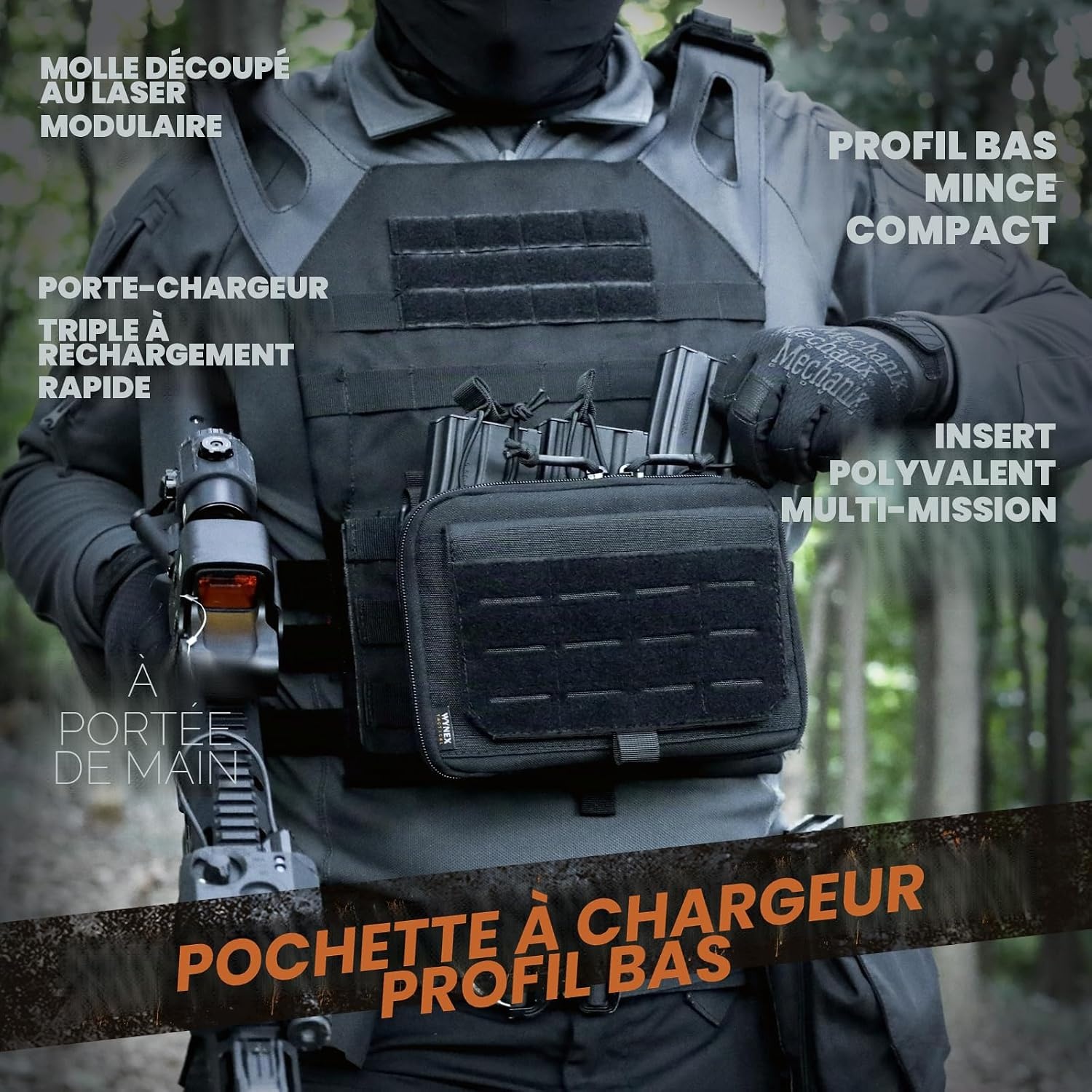 Pochette utilitaire tactique modulaire - Jusqu'à 58% de remise