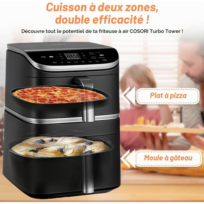 Kit d'accessoires 19 pièces pour friteuse à air chaud - Jusqu'à -60%