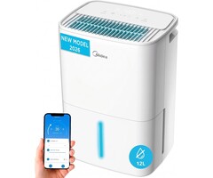 Déshumidificateur 12L intelligent jusqu'à 35m² - Jusqu'à -65%