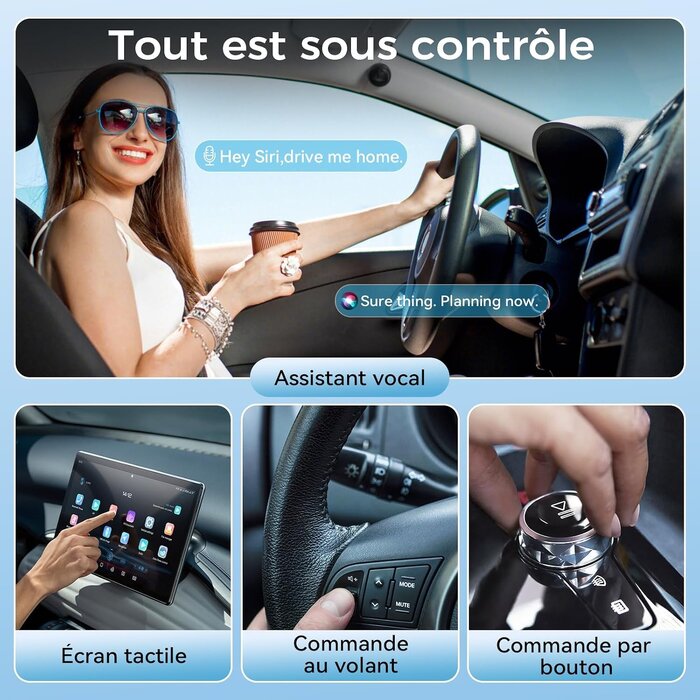 Adaptateur Sans Fil CarPlay & Android Auto - Jusqu'à 58% de remise
