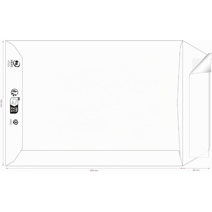 Lot de 500 Enveloppes C5 Kraft 90g - Jusqu'à -57% de réduction