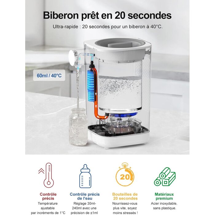 Préparateur de Biberons Automatique - Jusqu'à -63% sur votre modèle