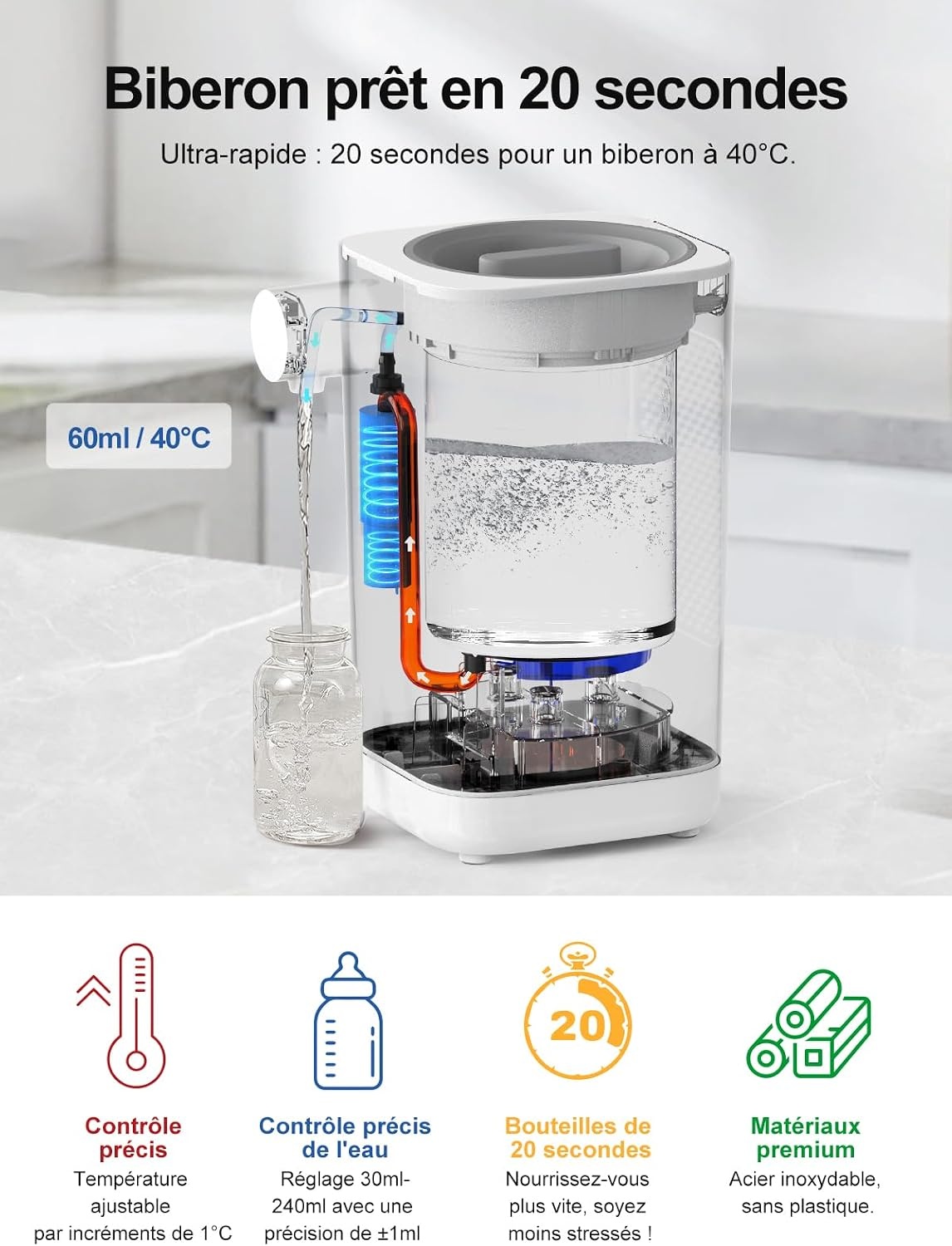 Préparateur de Biberons Automatique - Jusqu'à -63% sur votre modèle
