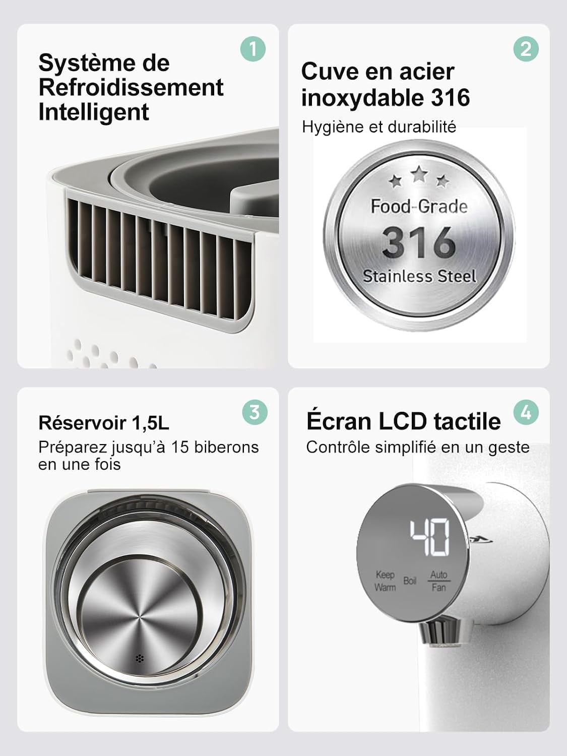 Préparateur de Biberons Automatique - Jusqu'à -63% sur votre modèle