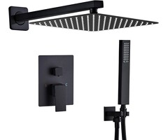 Ensemble de douche encastrable noir - Jusqu'à 60% de remise