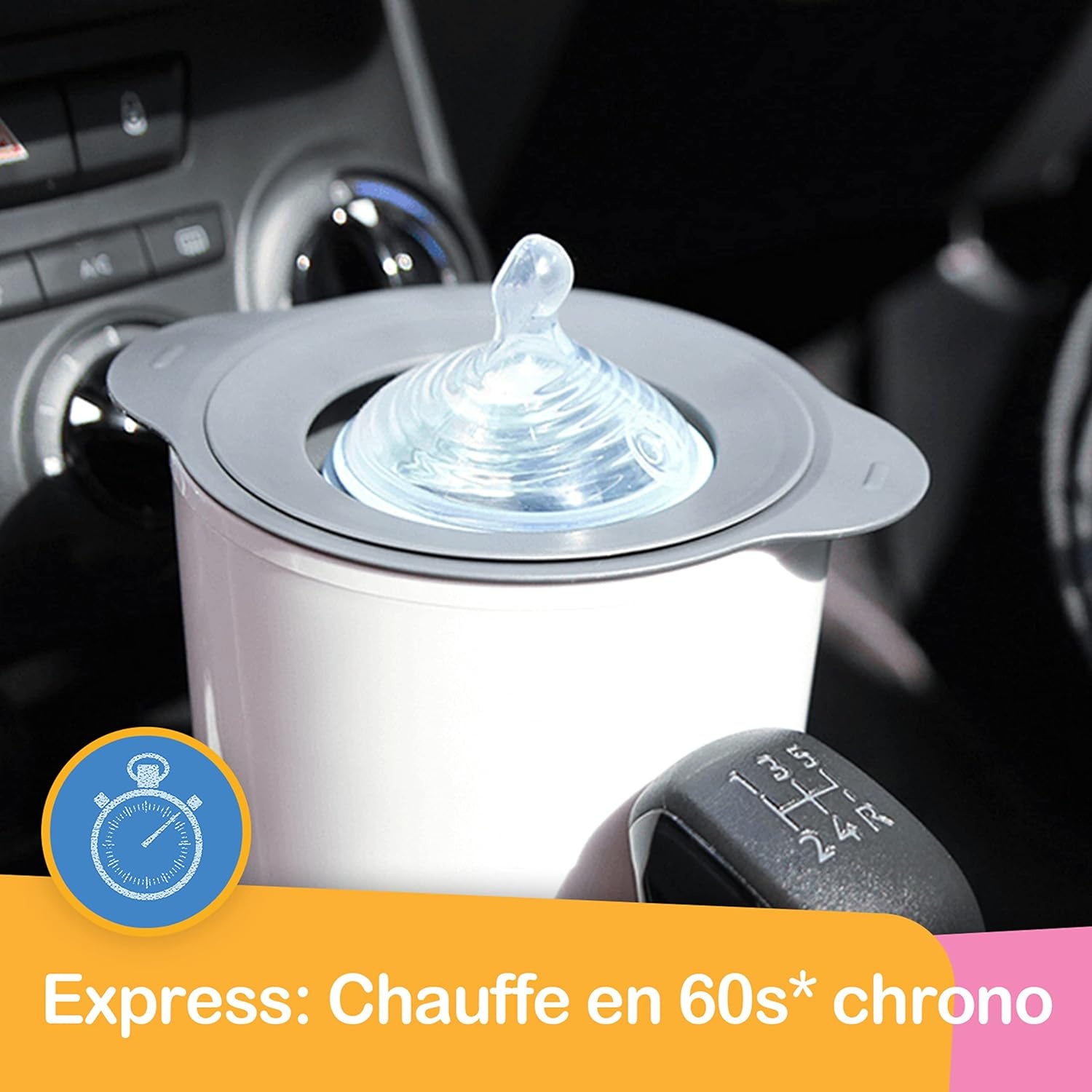 Chauffe-biberon express : repas prêts en 60s - Jusqu'à 61% de réduction
