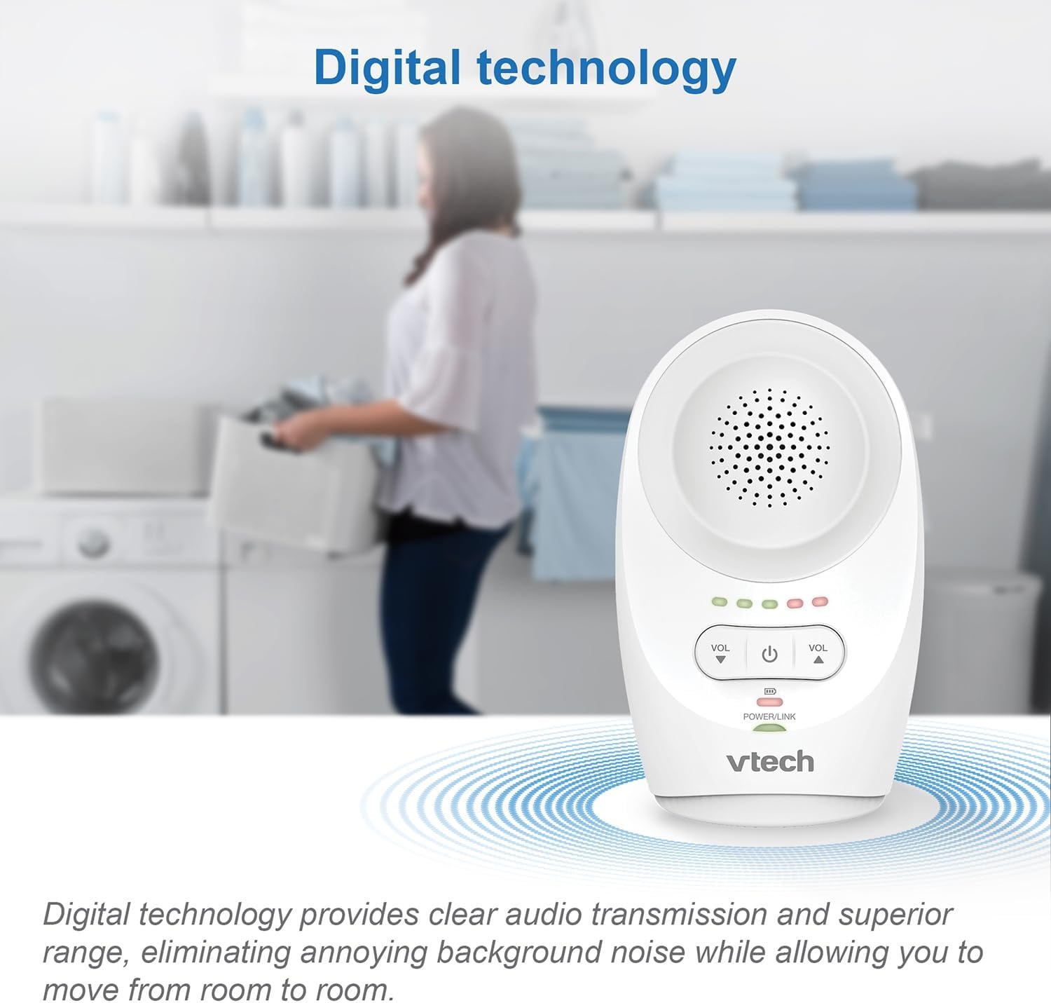 Babyphone audio sans fil - Jusqu'à -33% sur votre tranquillité