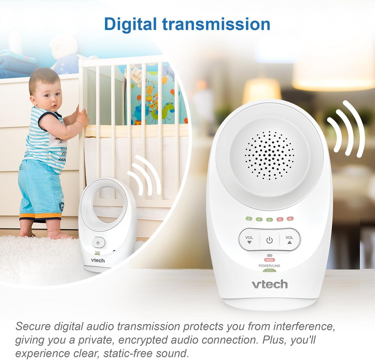 Babyphone audio sans fil - Jusqu'à -33% sur votre tranquillité