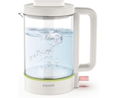 Bouilloire électrique en verre 1,5 L - Design blanc - Jusqu'à 30% de remise