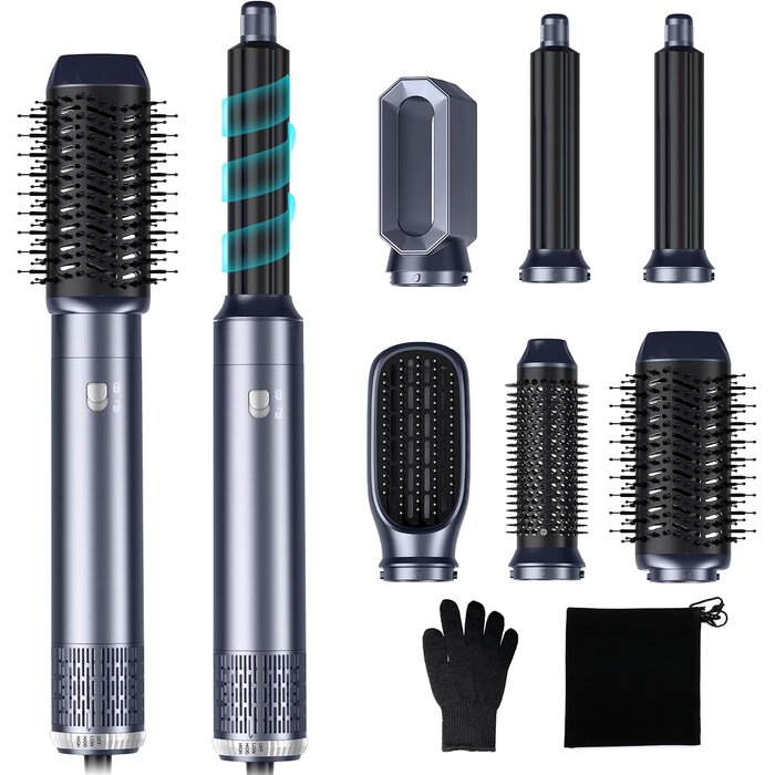 Brosse soufflante 6-en-1 multifonction : économisez jusqu'à 59% !