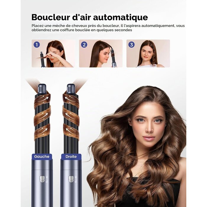 Brosse soufflante 6-en-1 multifonction : économisez jusqu'à 59% !