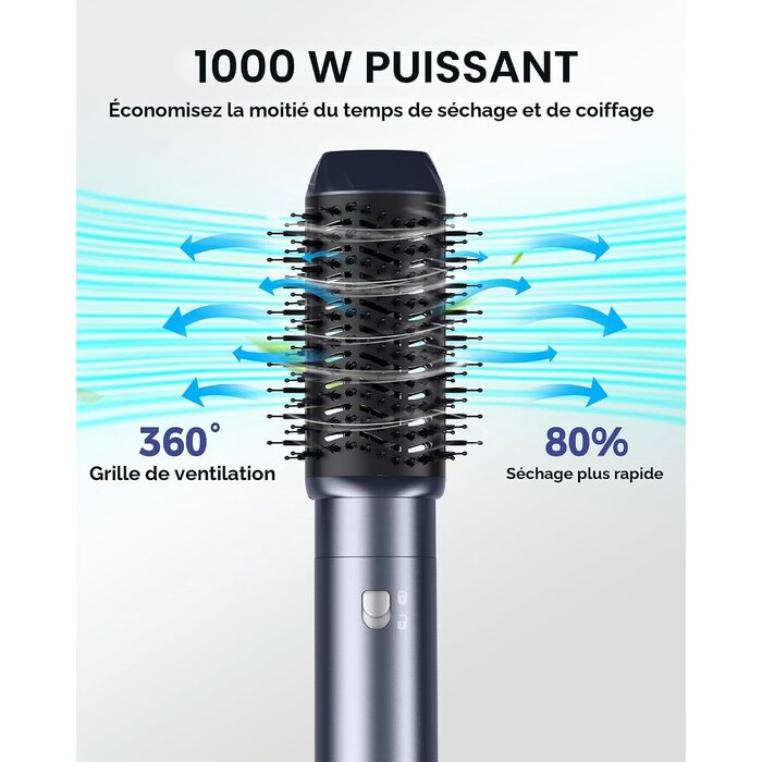 Brosse soufflante 6-en-1 multifonction : économisez jusqu'à 59% !