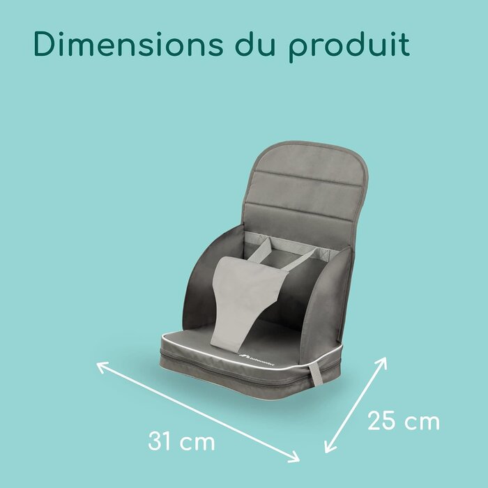 Rehausseur de chaise pliable enfant - Gris - Jusqu'à 59% de réduction