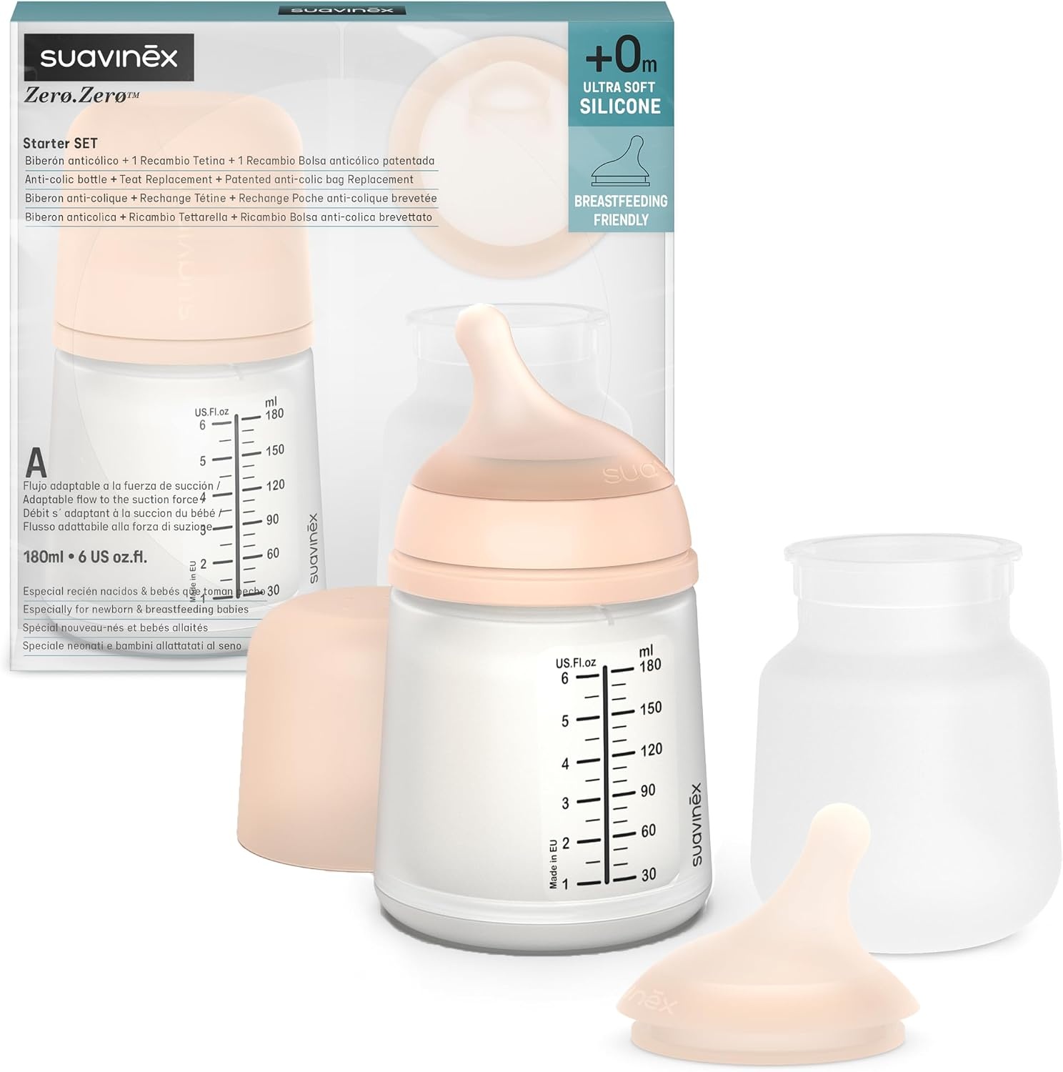 Biberon anti-colique 180 ml débit variable - Jusqu'à -55%