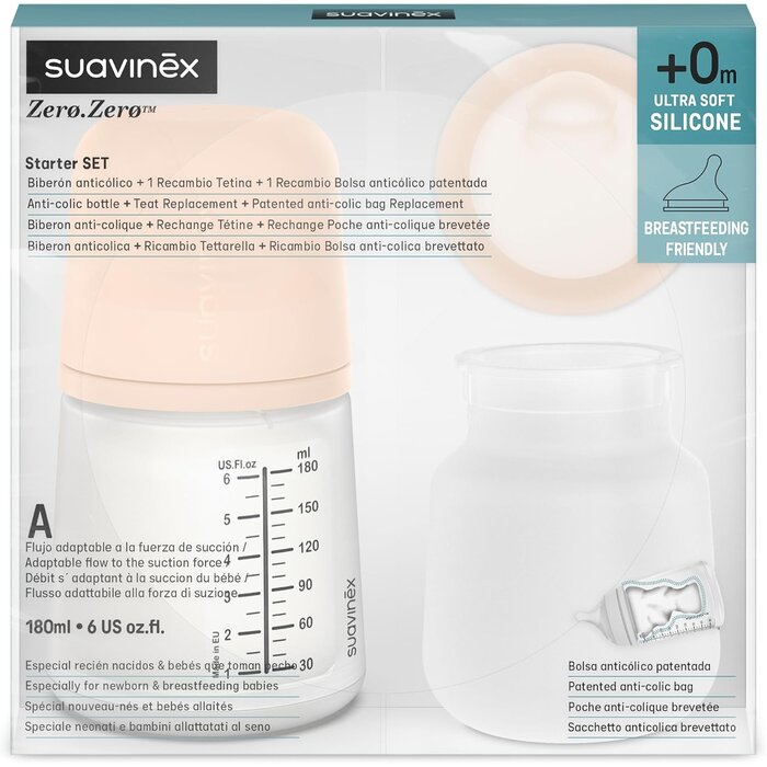 Biberon anti-colique 180 ml débit variable - Jusqu'à -55%