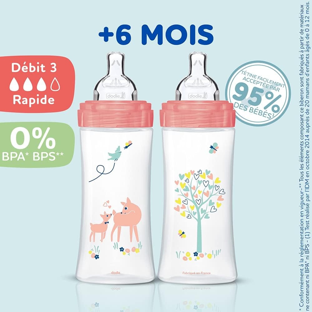 Lot de 3 Biberons Anti-Colique 330 ml - Jusqu'à -57% de remise