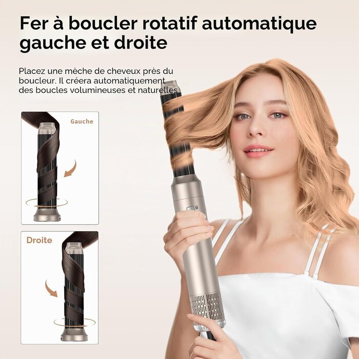 Brosse soufflante 6-en-1 multifonction - Jusqu'à 61% de réduction