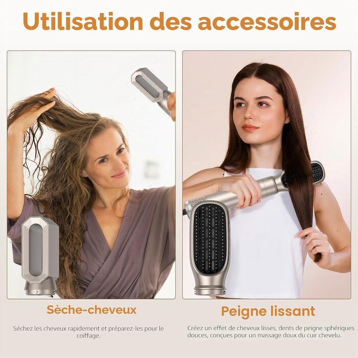 Brosse soufflante 6-en-1 multifonction - Jusqu'à 61% de réduction