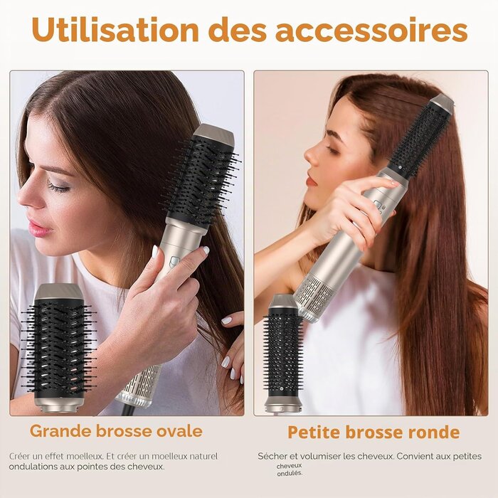 Brosse soufflante 6-en-1 multifonction - Jusqu'à 61% de réduction