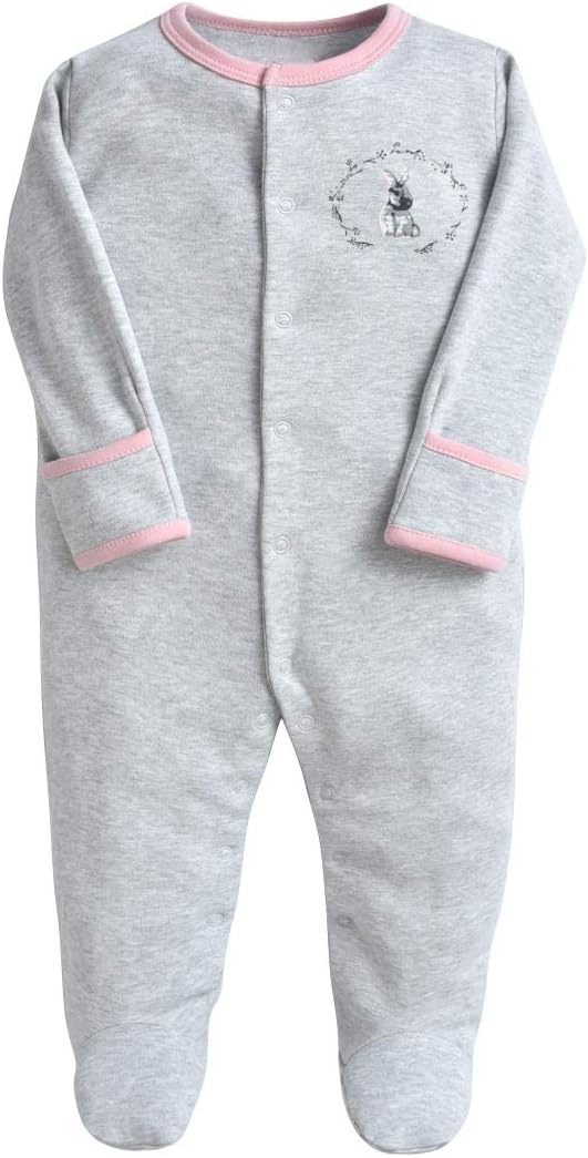 Lot de 3 pyjamas bébé en coton gris - Jusqu'à 60% de réduction
