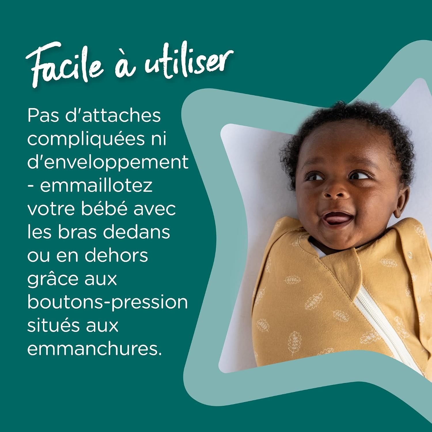 Tommee Tippee Gigoteuse d'emmaillotage 3-6 mois, 2.5 TOG - Jusqu'à -61%
