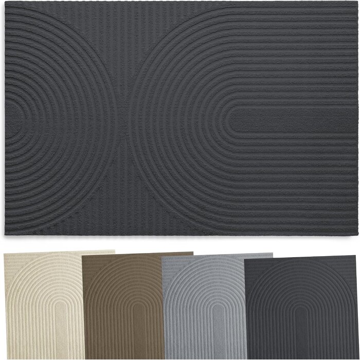 Paillasson 70x120 cm Anthracite - Antidérapant - Jusqu'à -56% de remise
