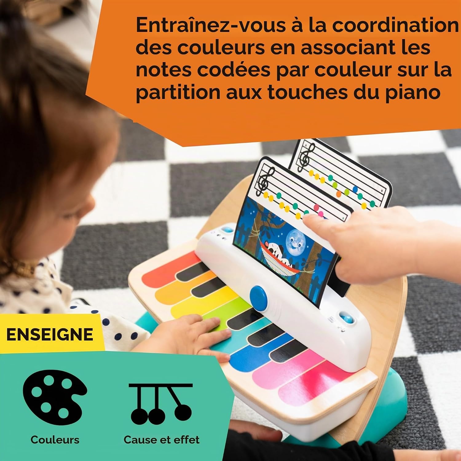 Piano musical en bois Magic Touch pour bébé - Jusqu'à 60% de réduction