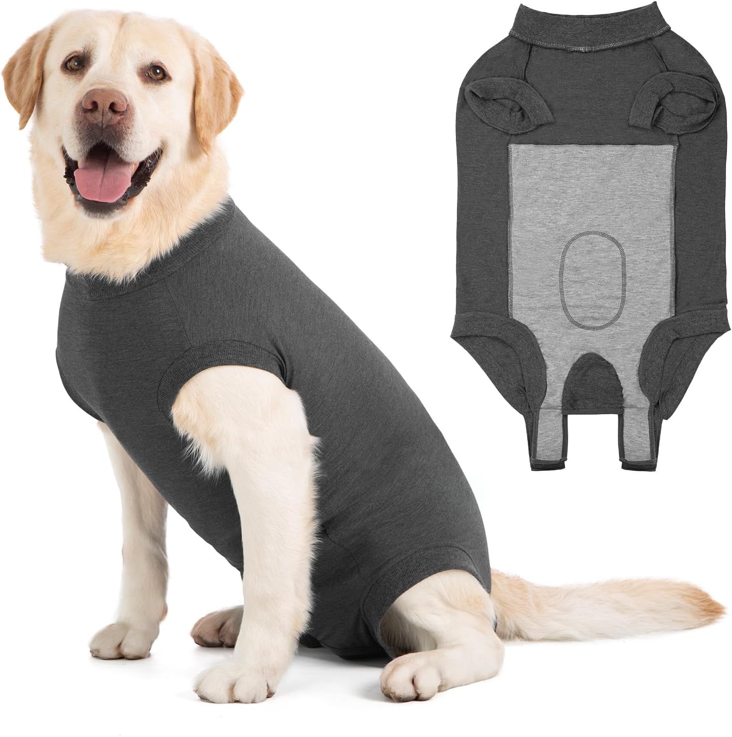 Combinaison de protection post-chirurgie pour chien - Gris - Jusqu'à -55%