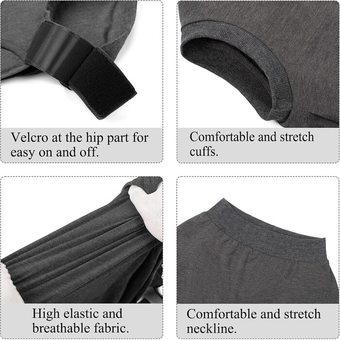 Combinaison de protection post-chirurgie pour chien - Gris - Jusqu'à -55%