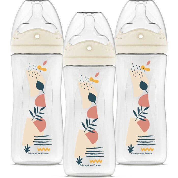Set de 4 biberons anti-colique - Bleu - Jusqu'à -60%