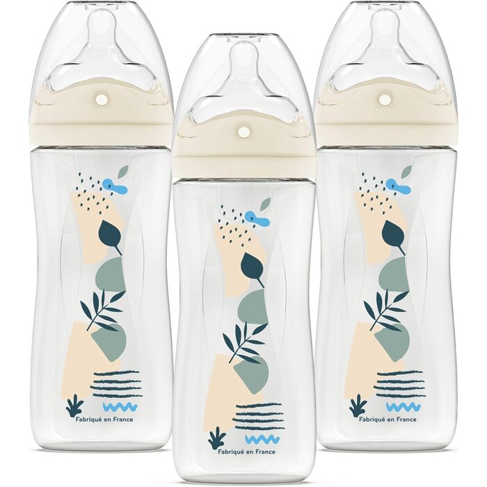 Set de 4 biberons anti-colique - Bleu - Jusqu'à -60%