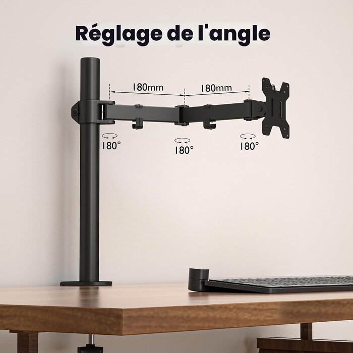 Bras articulé pour écran 13-32 pouces - Jusqu'à 61% de réduction
