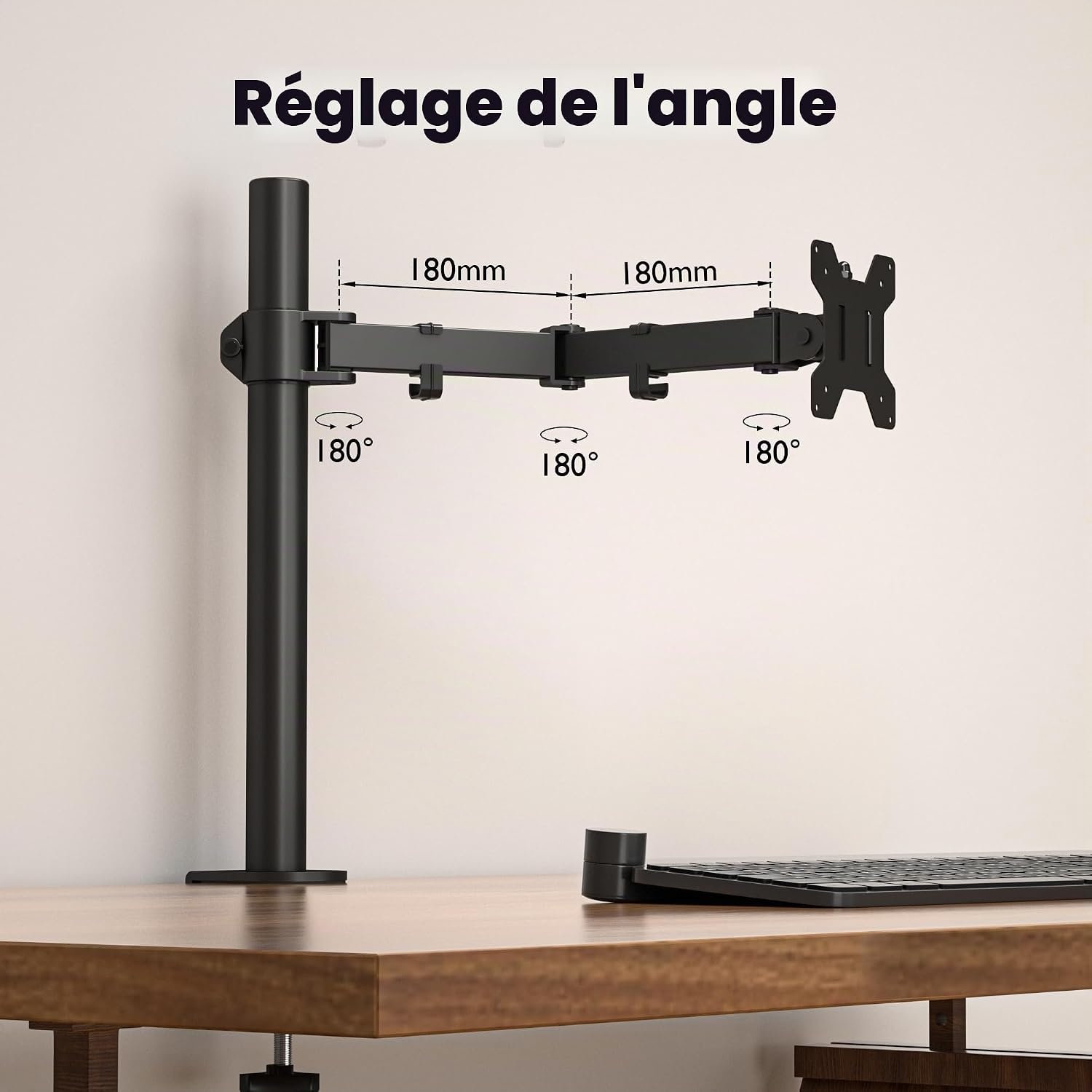 Bras articulé pour écran 13-32 pouces - Jusqu'à 61% de réduction