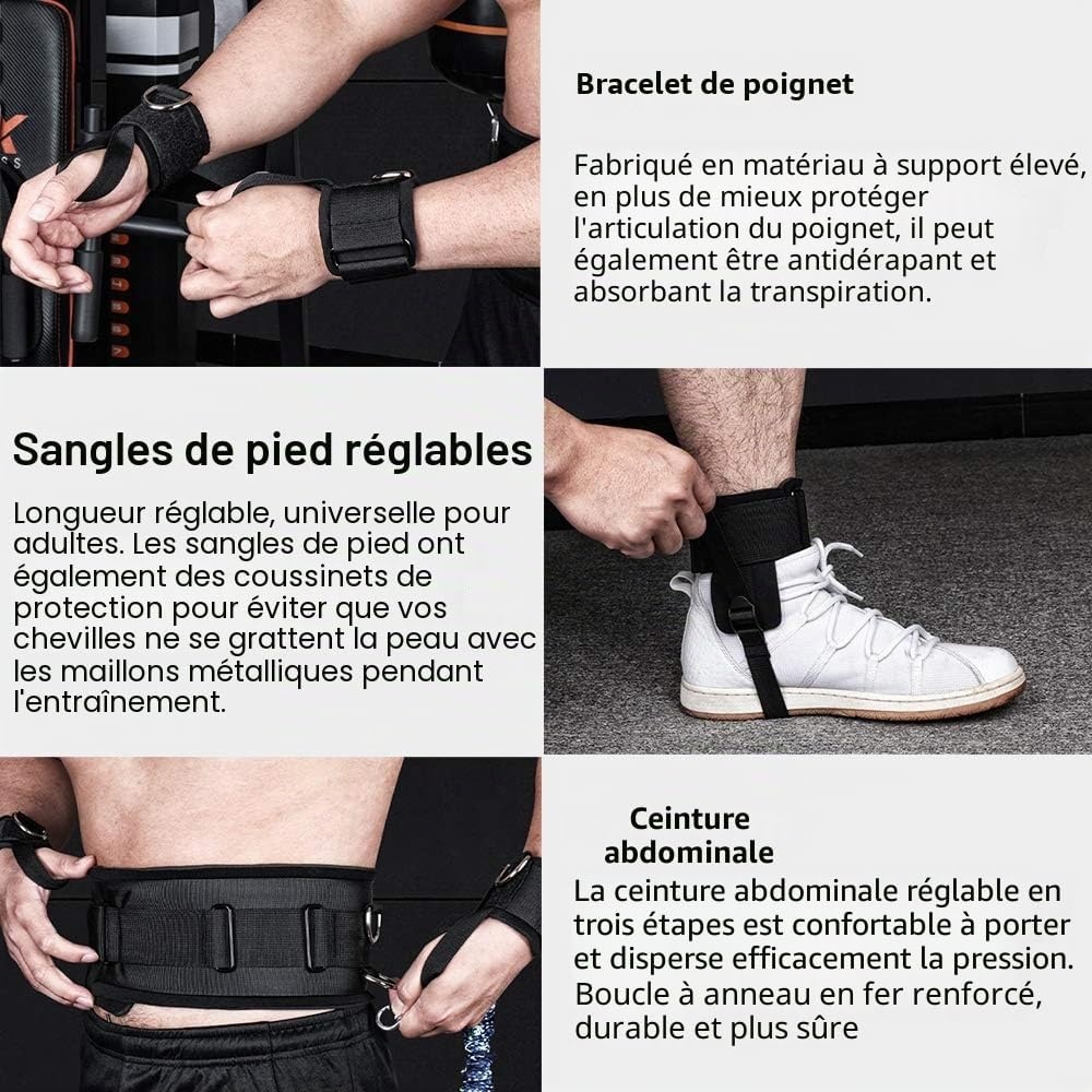 Kit de résistance pour boxe et fitness - Jusqu'à -60% sur votre entraînement