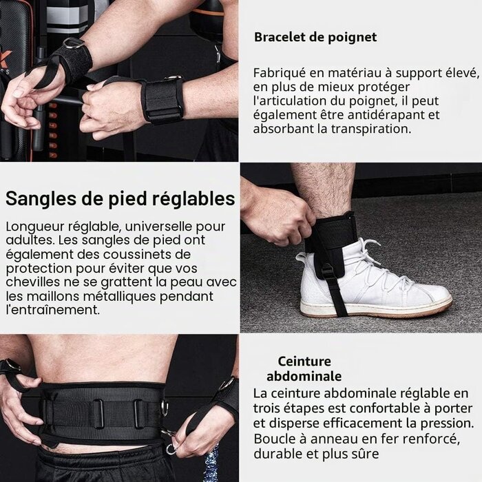 Kit de résistance pour boxe - Entraînement complet - Jusqu'à -60% sur l'outlet