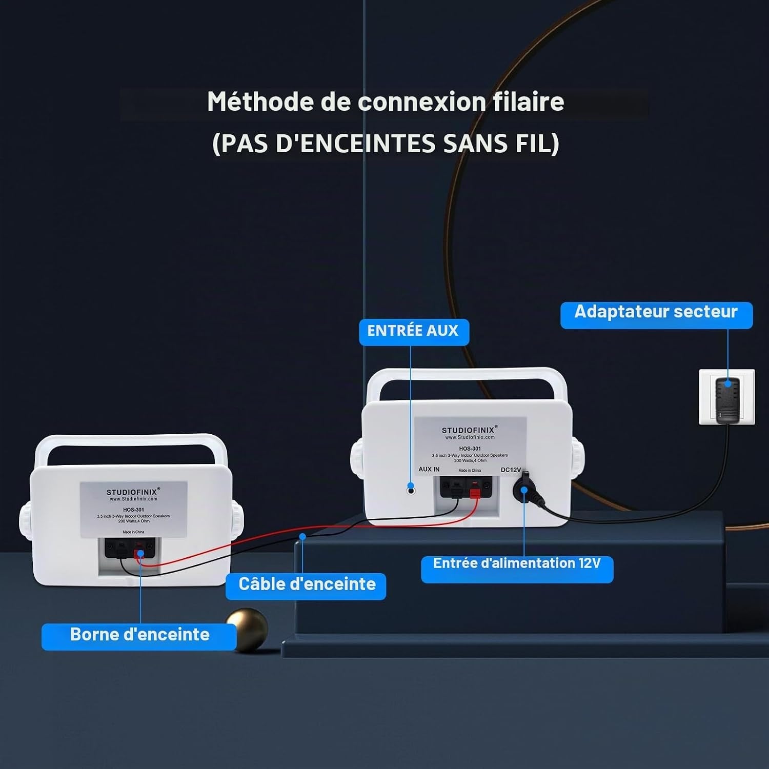 Enceintes d'extérieur Bluetooth 200W - Étanches - Jusqu'à -62% de remise