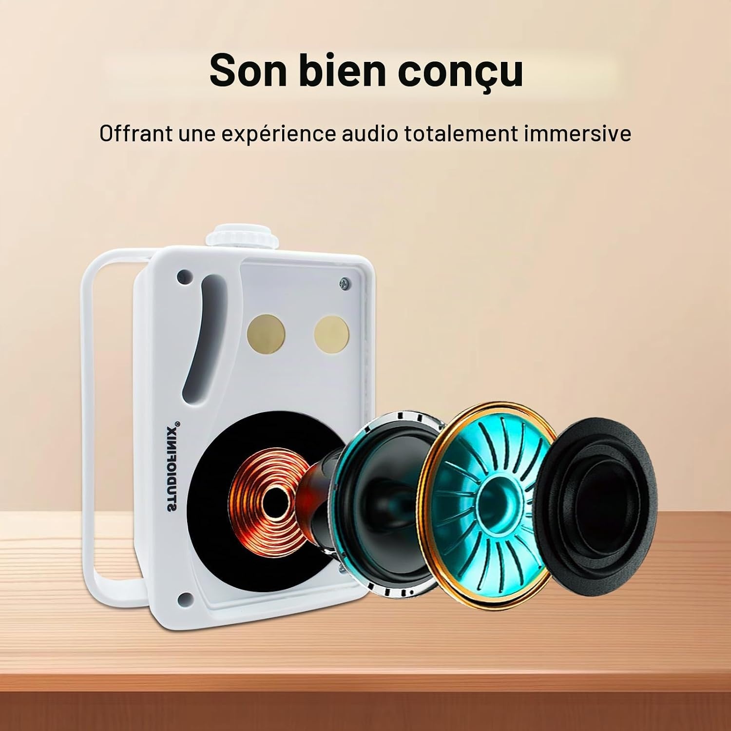 Enceintes d'extérieur Bluetooth 200W - Étanches - Jusqu'à -62% de remise