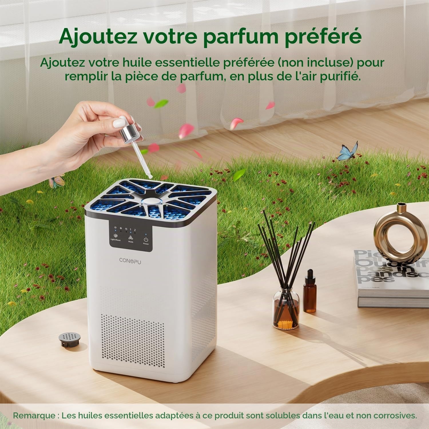 Purificateur d'air compact et diffuseur - Jusqu'à -33%