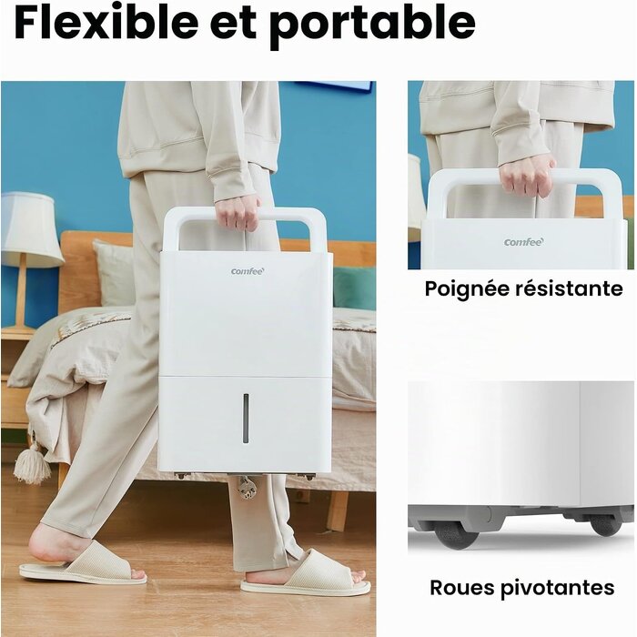 Déshumidificateur 12L pour 20m² - Jusqu'à 35% de réduction