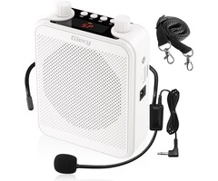Amplificateur de voix portable 30W Bluetooth - Blanc - Jusqu'à -55% en Outlet
