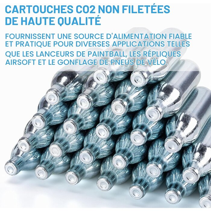 Cartouches CO2 airsoft et défense - Jusqu'à 58% de remise immédiate