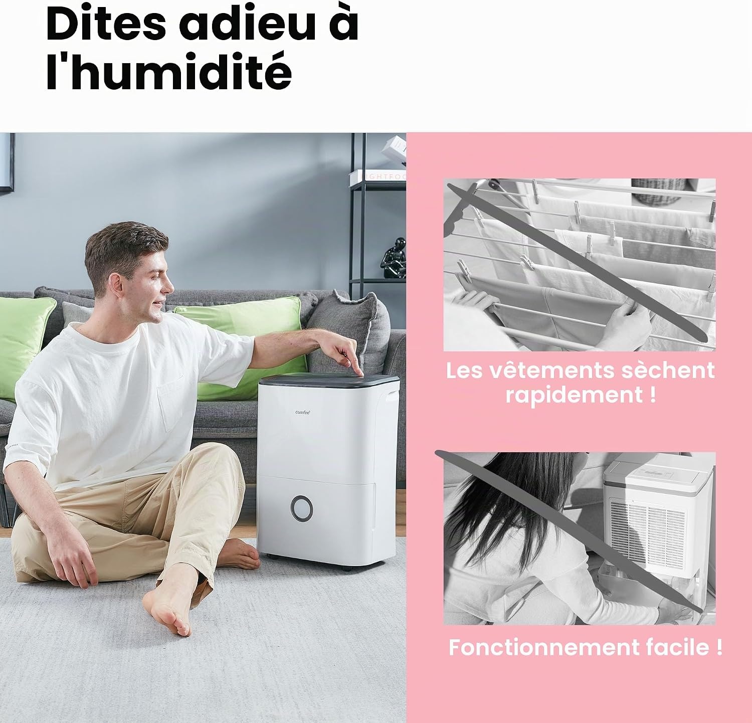 Déshumidificateur 20L - Jusqu'à 35% de réduction sur cet appareil d'outlet