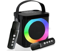 Machine de karaoké portable avec 2 micros - Jusqu'à 56% de remise