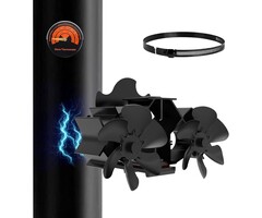 Ventilateur de poêle 12 pales double moteur - Jusqu'à -55% de remise