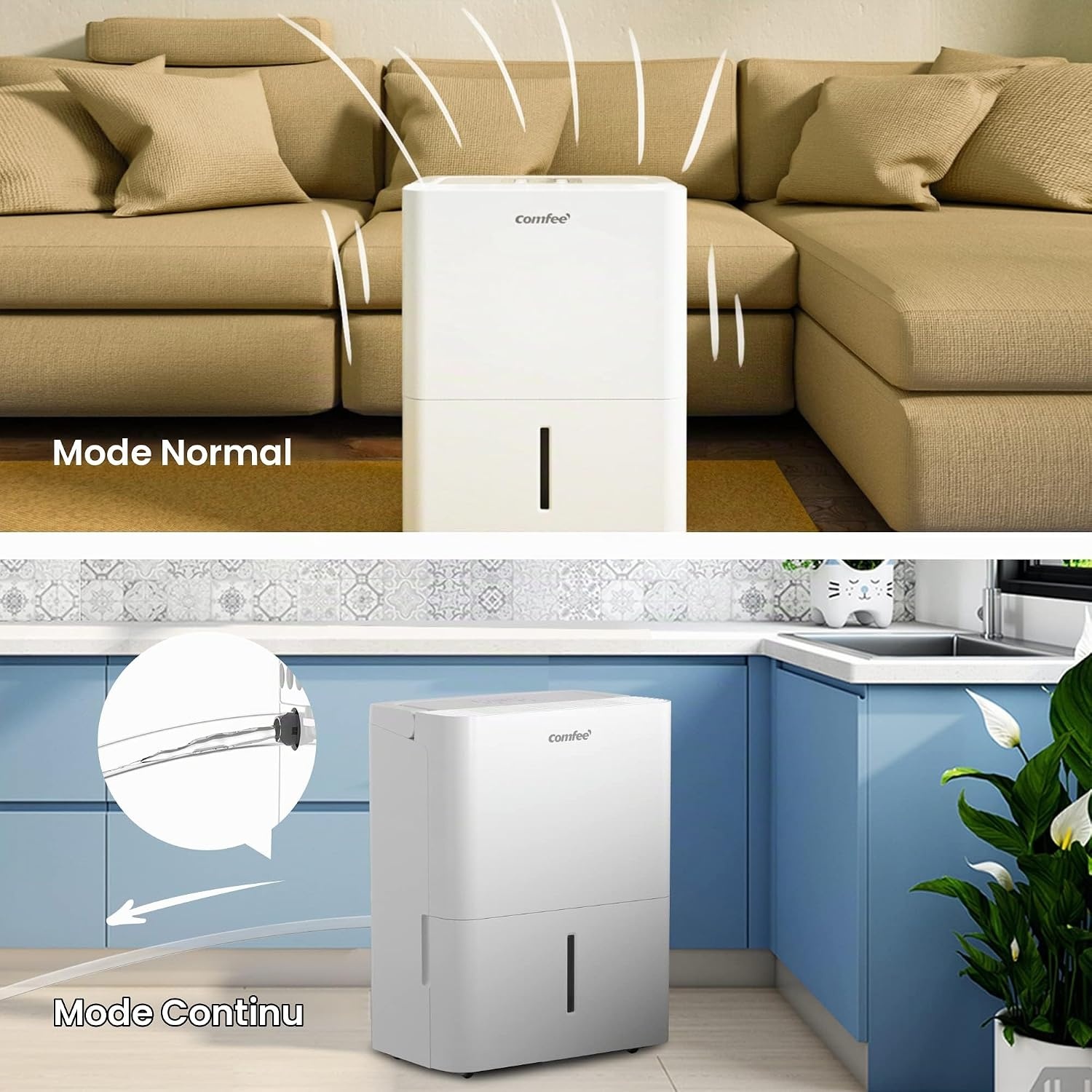 Déshumidificateur 12 L/24h pour 20 m² - Jusqu'à 35% de remise