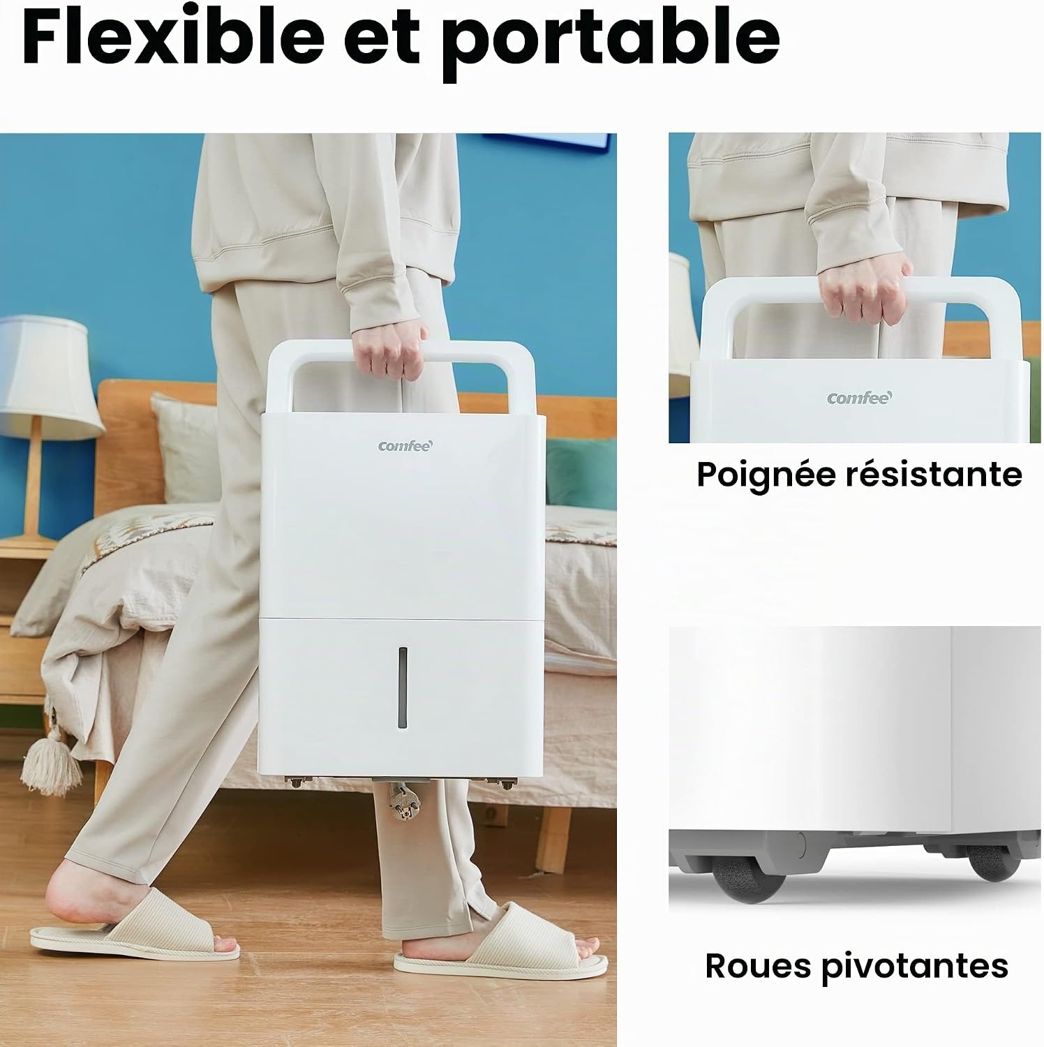 Déshumidificateur 12 L/24h pour 20 m² - Jusqu'à 35% de remise