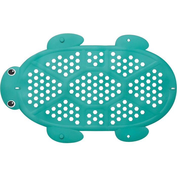 Tapis de bain 2-en-1 avec rangement - Blanc à pois - Jusqu'à -57%