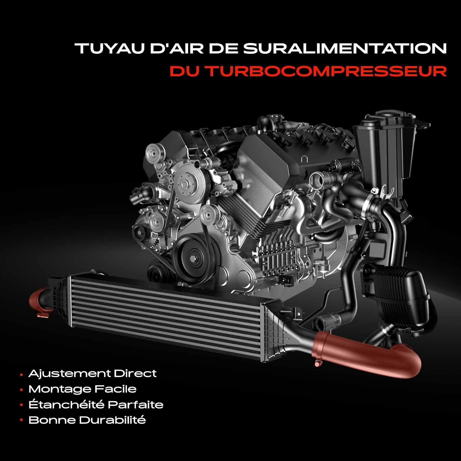 Durite d'intercooler gauche 3.0L - Jusqu'à 60% de remise