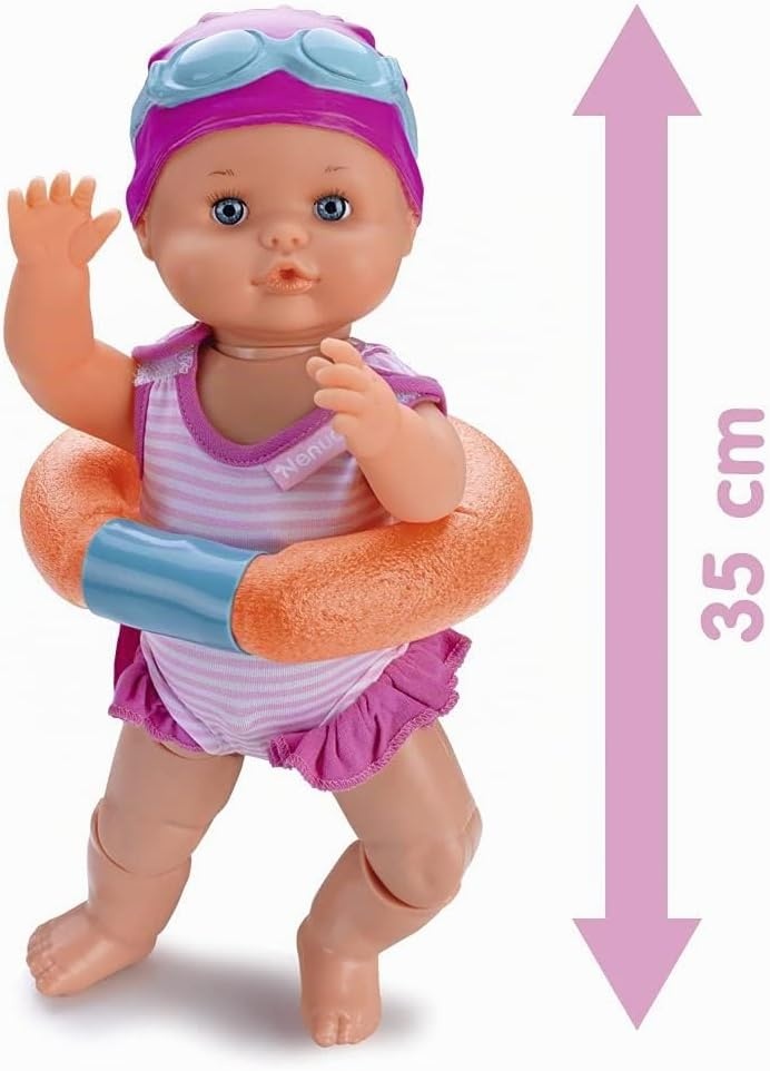 Poupée nageuse interactive 35 cm avec bouée - Jusqu'à 39% de réduction